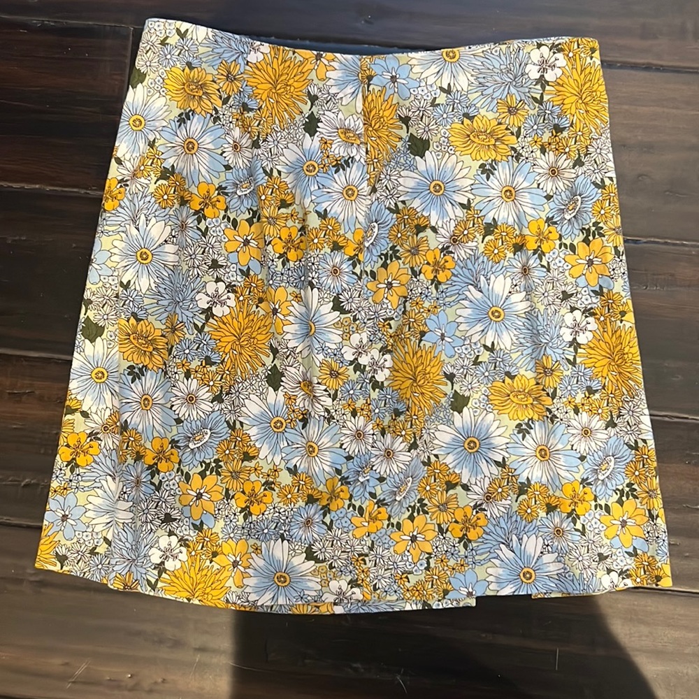 Urban Outfitters floral mini skirt